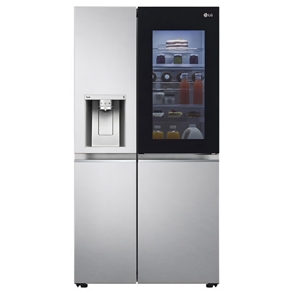 lg 668l instaview door in door side by side refrigerator