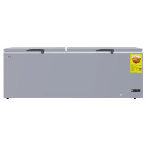 bruhm 810l double door chest freezer