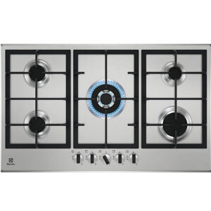 electrolux 90cm built in 5 burner gas hob cooker