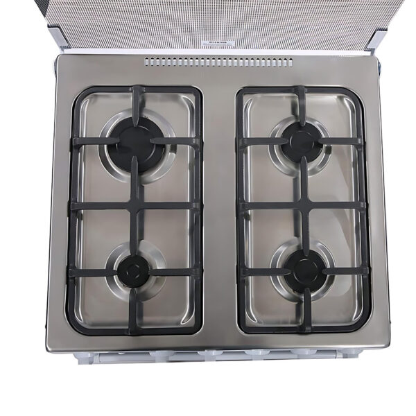 midea 60cm 4 burner gas cooker with grill
