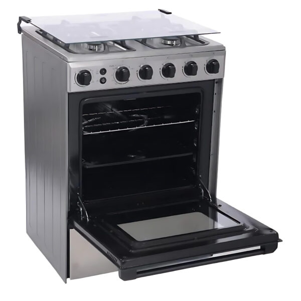 midea 60cm 4 burner gas cooker with grill