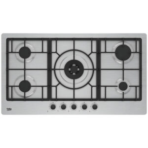 beko 90cm built in hob gas cooker stainless steel