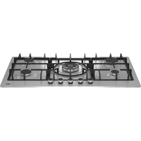 beko 90cm built in hob gas cooker stainless steel